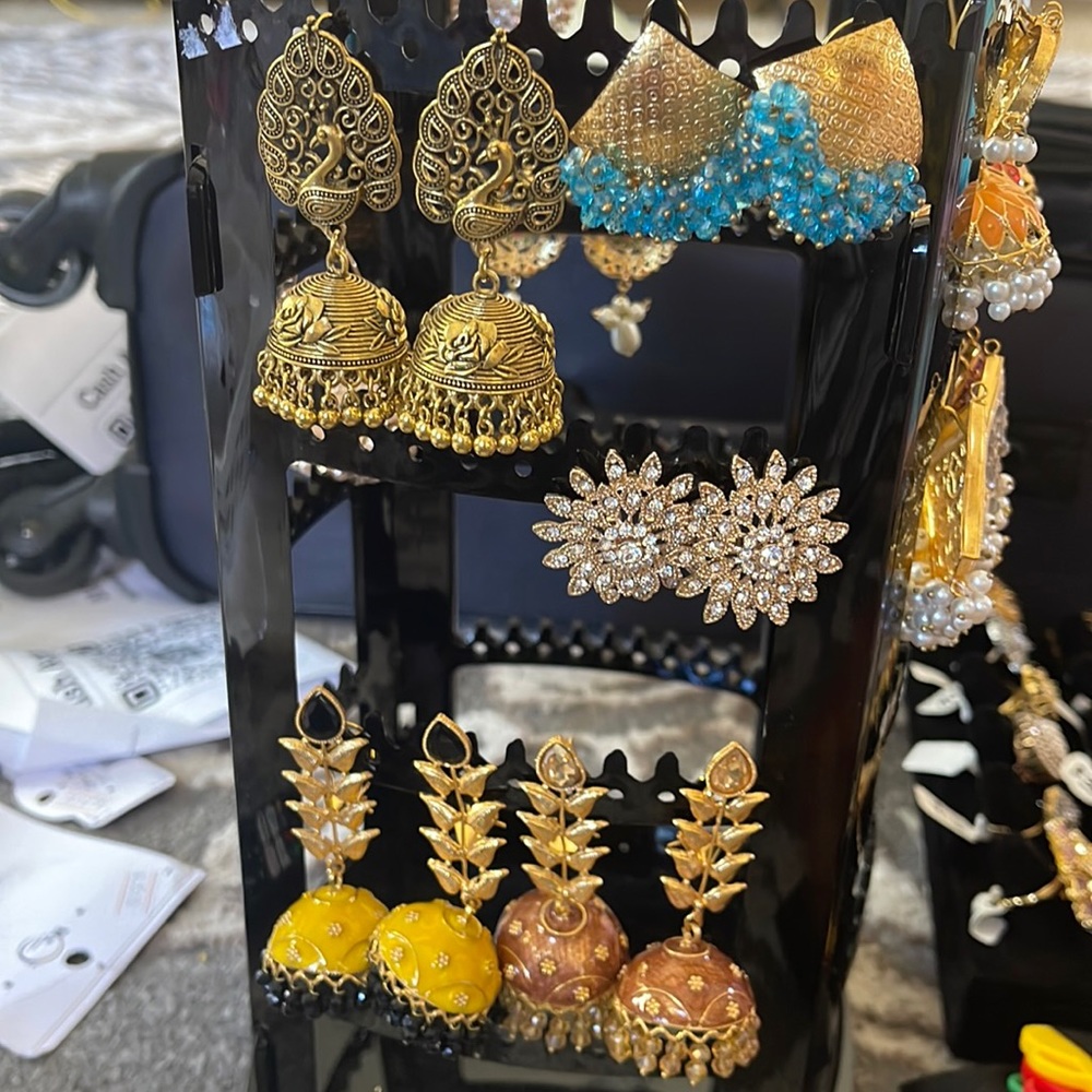 Different style and designed earrings